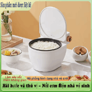 Nồi cơm điện hình toilet ngộ nghĩnh