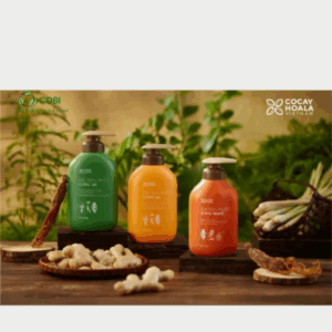 Bộ Dầu Gội, Xả Hữu Cơ Gừng Sả Cỏ Cây Hoa Lá