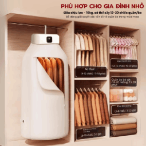 Máy Sấy Quần Áo Gấp Gọn Treo Tường
