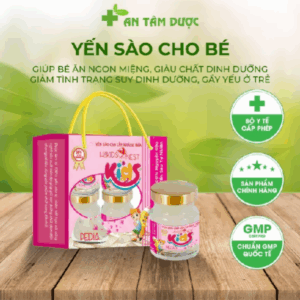 Yến Sào Dinh Dưỡng Cho Bé.