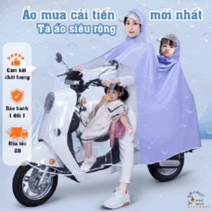 Áo Mưa Tà Áo Siêu Rộng
