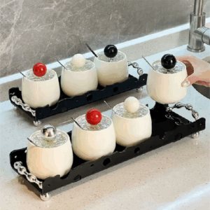 Hộp Đựng Gia Vị Sứ