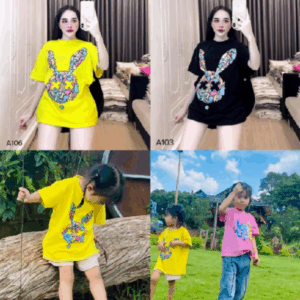 Áo Đôi Cotton in họa tiết nhỏ