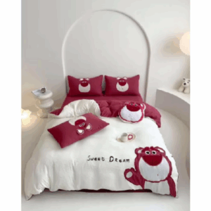 Bộ Chăn Ga Gối Đũi 5 Tone Màu