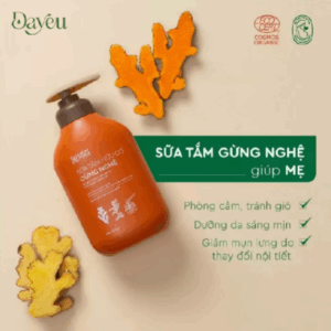 Sữa Tắm Thảo Dược Hữu Cơ Gừng Nghệ Cỏ Cây Hoa Lá