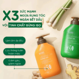 Combo Dầu Gội Xả Thảo Dược Hữu Cơ Cỏ Cây Hoa Lá